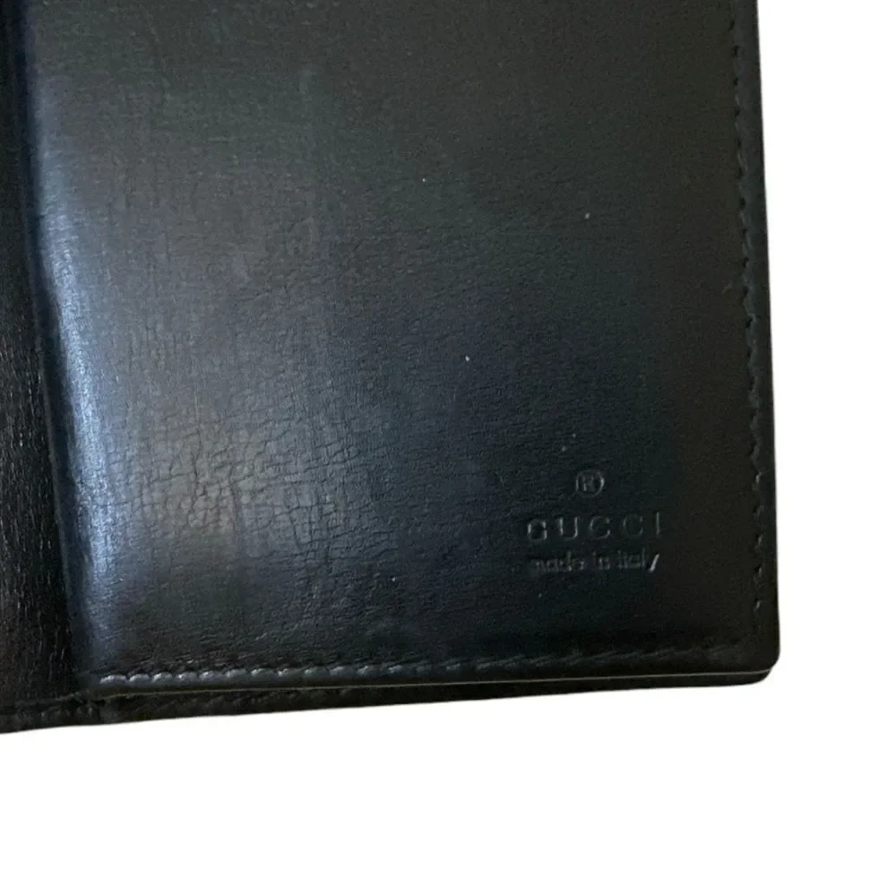 GUCCI GG Black Men’s Leather Wallet - Picture 7 of 8